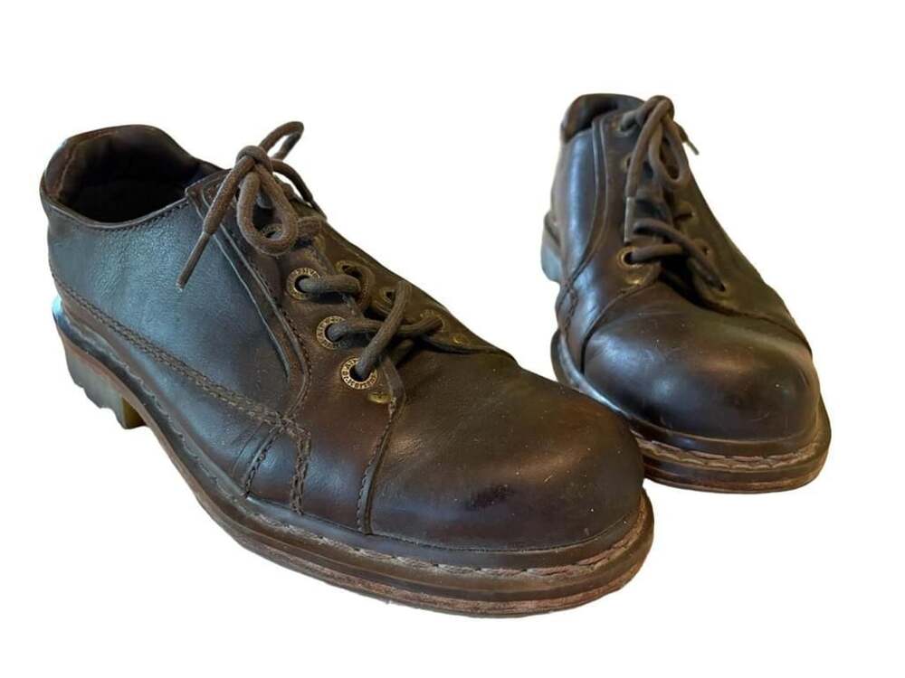 GUC Dr. Martens Brown Leather 5-Eye Oxford Lace-Up Shoes, Sz US 9/10 EU 42
